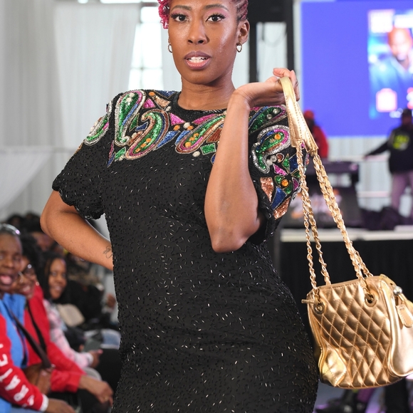 Stenay Vintage Beaded Dress - size M and XL - Picture 4 of 6